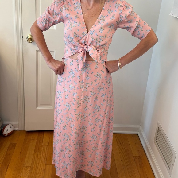 Floral Pink Dress - Picture 1 of 3